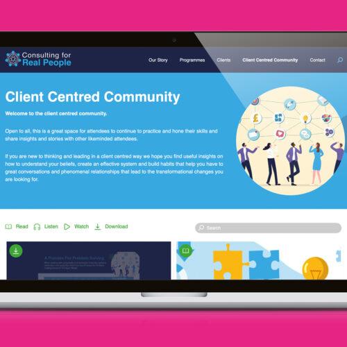 modern user-focused website