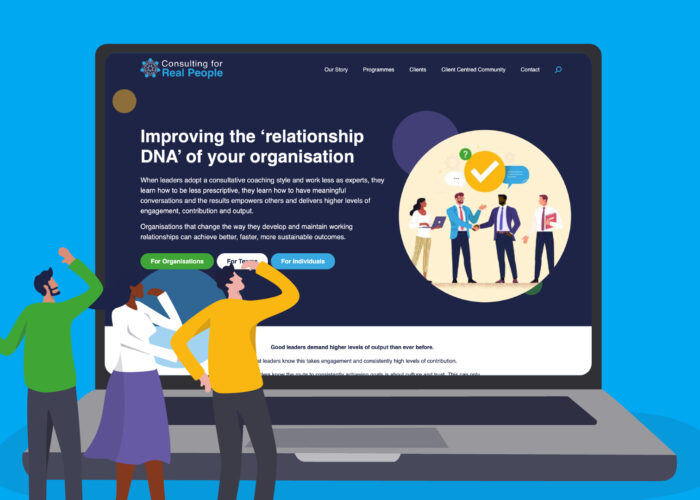 modern user-focused website