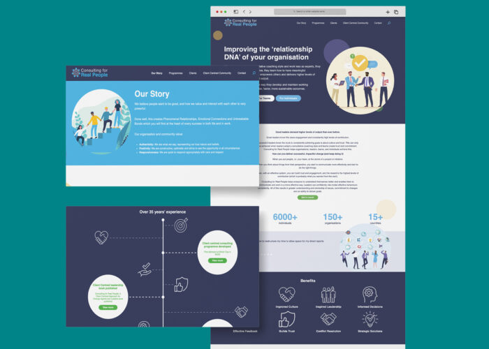 modern user-focused website